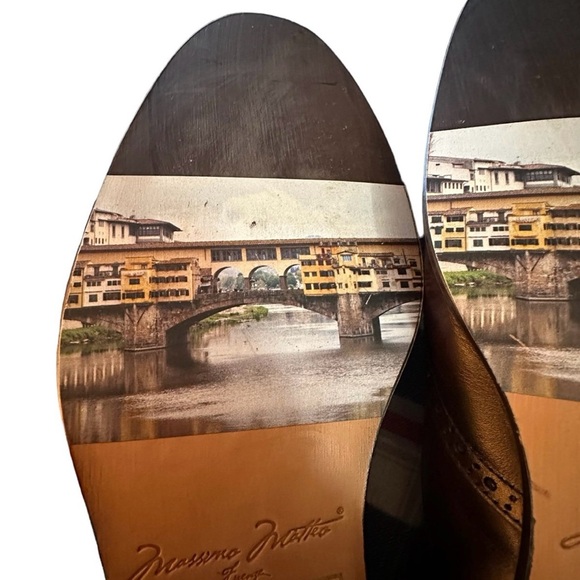 Men’s Massimo Matteo Corazzano Wing Tip 10.5 M (chocolate) - Picture 12 of 12